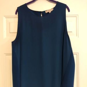 Blue Loft Tank Blouse